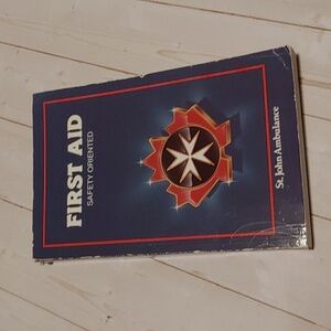 Vintage First Aid Safety Oriented 1990 Adult Non Fiction Book St John Ambulance